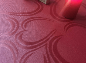 Rød juledug