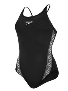 speedo-badedragt-pige-sort