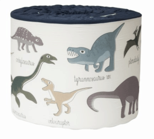 Tyk sengerand med dino