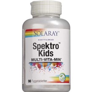 Vitaminpiller til børn uden sødestof fra Solaray